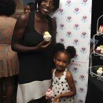 Viola and Genesis Davis with Beauty Kitchen - GBK 2014 Emmys Gifting